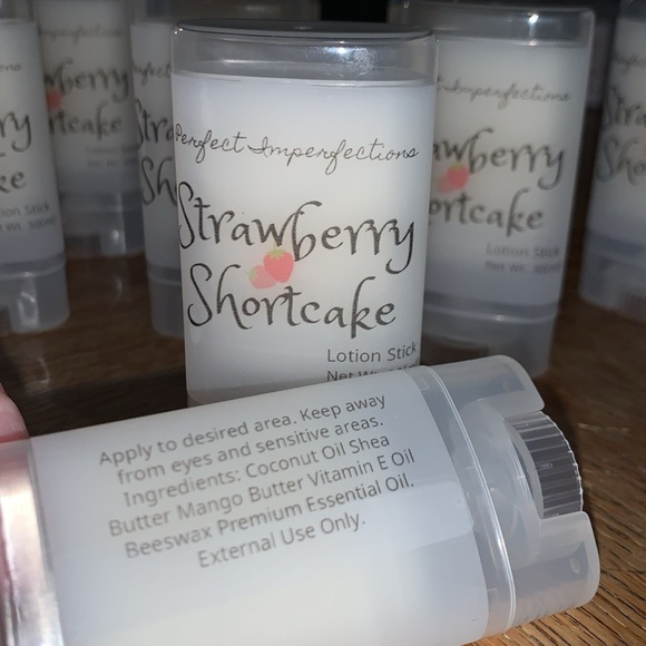 Only 2 left Handmade Strawberry Shortcake Lotion Stick - Picture 8 of 10
